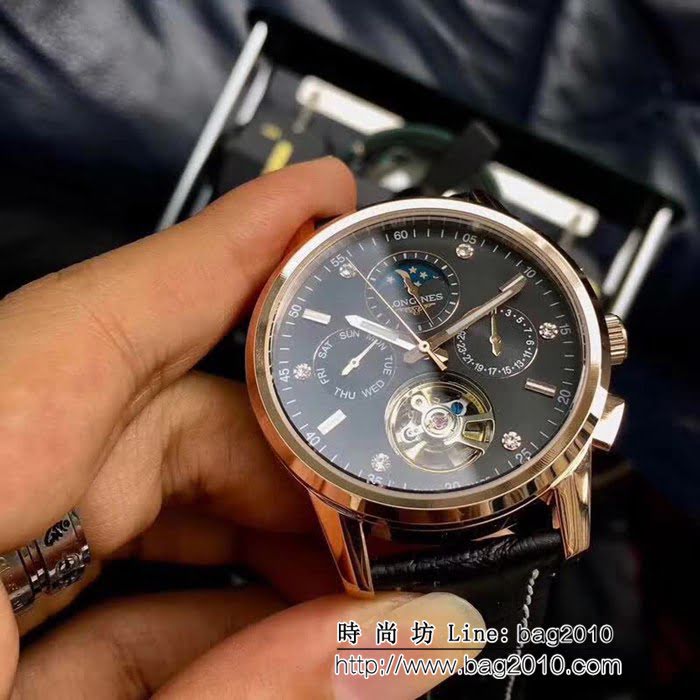 LONGINES浪琴 全自動機械 頂級機械男士腕表 WSS0562